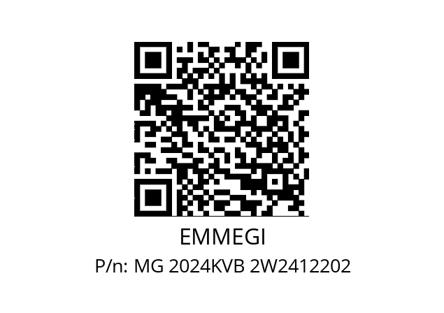   EMMEGI MG 2024KVB 2W2412202