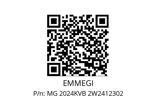   EMMEGI MG 2024KVB 2W2412302