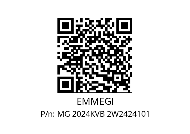   EMMEGI MG 2024KVB 2W2424101