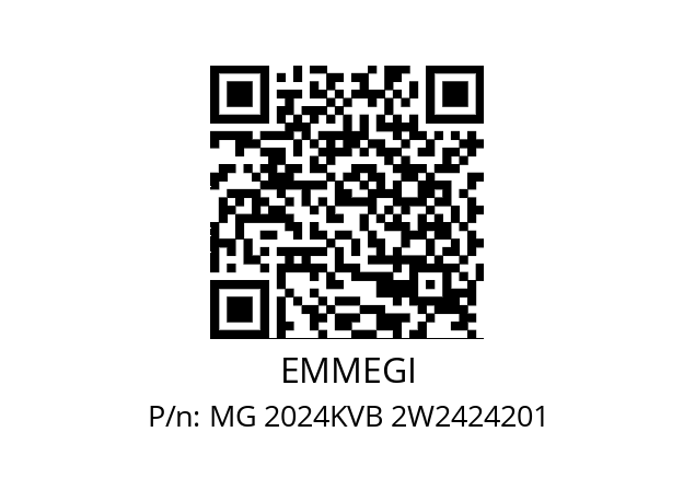   EMMEGI MG 2024KVB 2W2424201