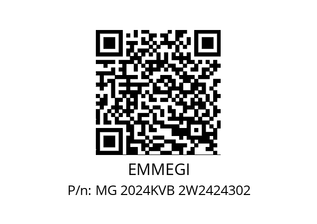   EMMEGI MG 2024KVB 2W2424302