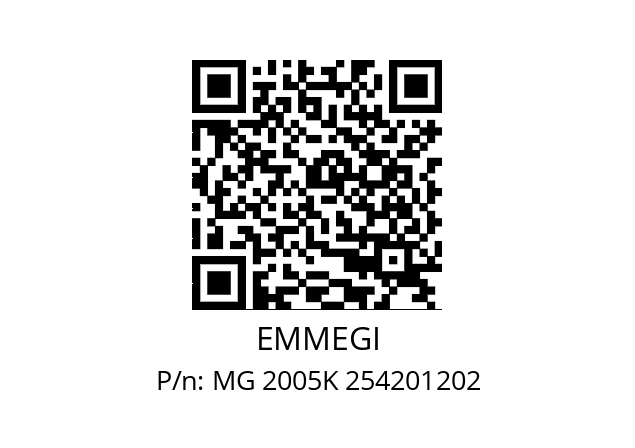   EMMEGI MG 2005K 254201202