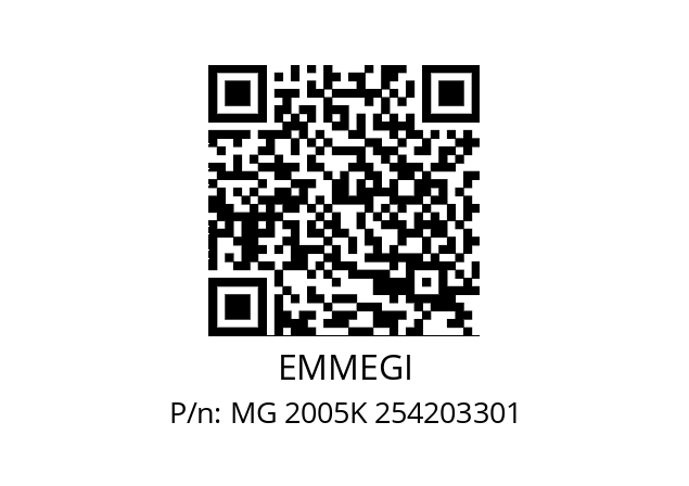   EMMEGI MG 2005K 254203301