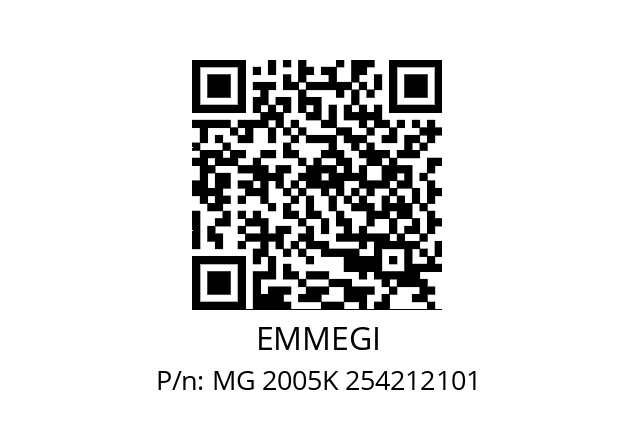   EMMEGI MG 2005K 254212101