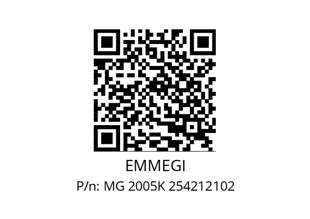   EMMEGI MG 2005K 254212102