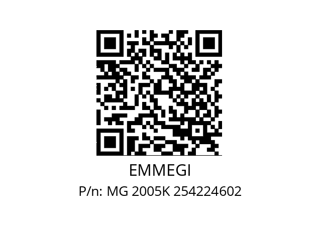   EMMEGI MG 2005K 254224602