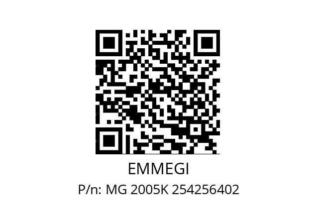   EMMEGI MG 2005K 254256402