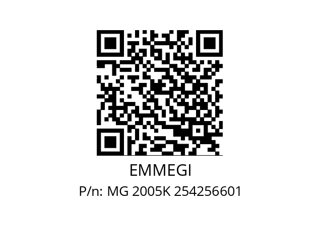   EMMEGI MG 2005K 254256601