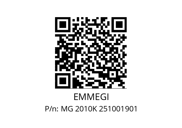   EMMEGI MG 2010K 251001901