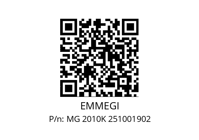   EMMEGI MG 2010K 251001902