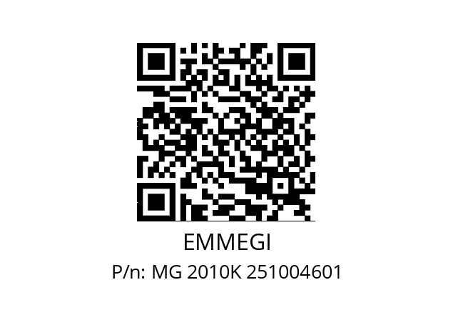   EMMEGI MG 2010K 251004601