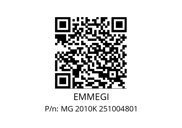   EMMEGI MG 2010K 251004801