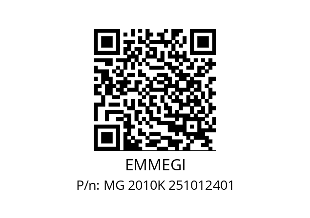   EMMEGI MG 2010K 251012401