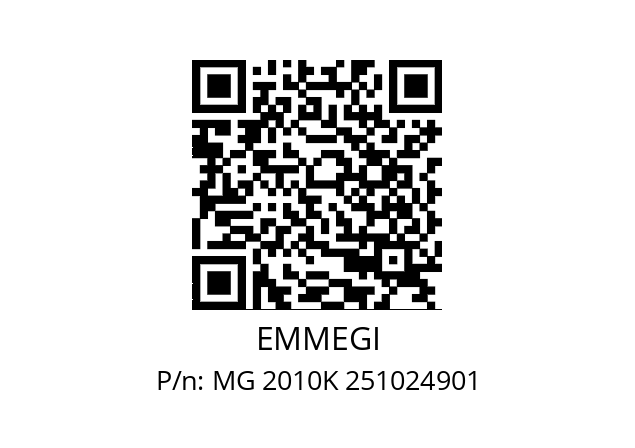   EMMEGI MG 2010K 251024901