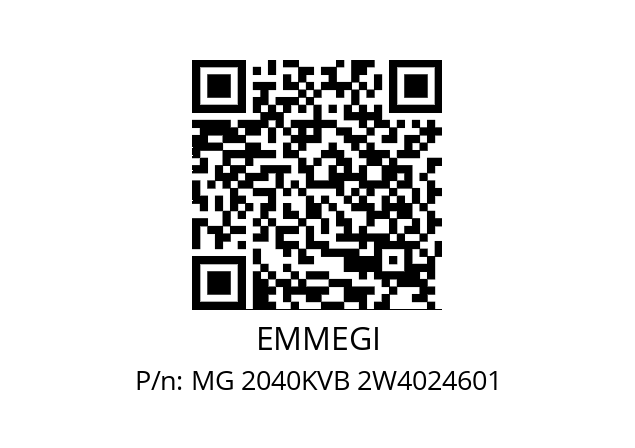   EMMEGI MG 2040KVB 2W4024601