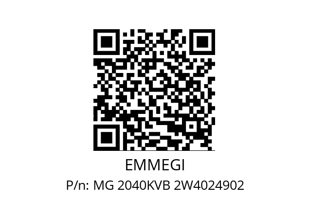   EMMEGI MG 2040KVB 2W4024902