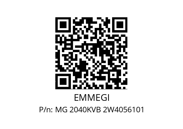   EMMEGI MG 2040KVB 2W4056101