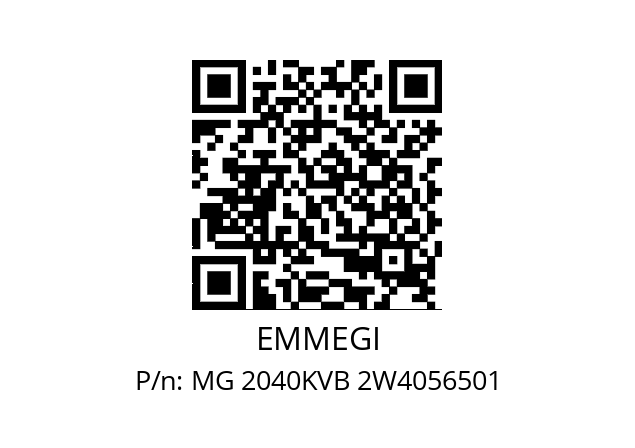   EMMEGI MG 2040KVB 2W4056501