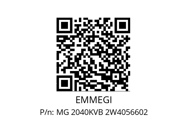   EMMEGI MG 2040KVB 2W4056602