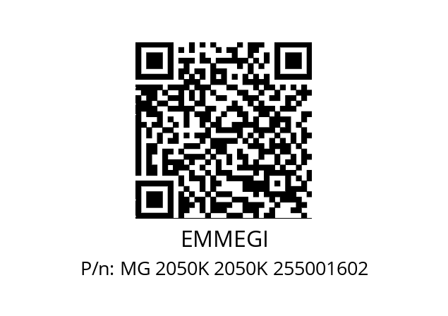   EMMEGI MG 2050K 2050K 255001602