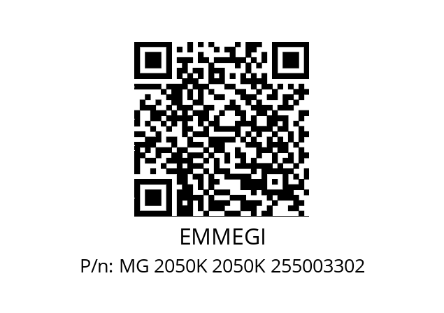   EMMEGI MG 2050K 2050K 255003302