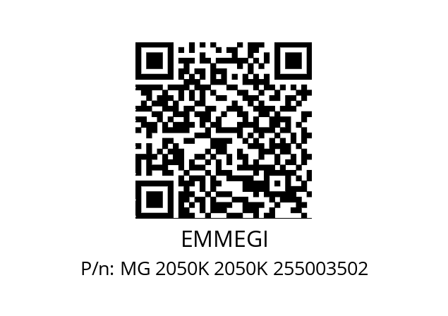   EMMEGI MG 2050K 2050K 255003502