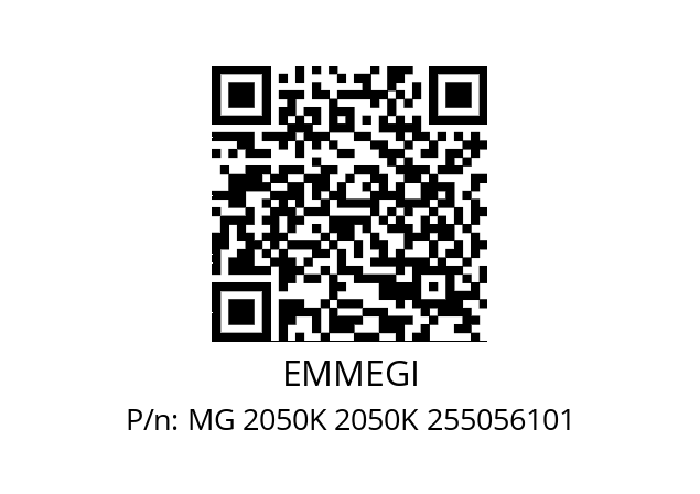   EMMEGI MG 2050K 2050K 255056101