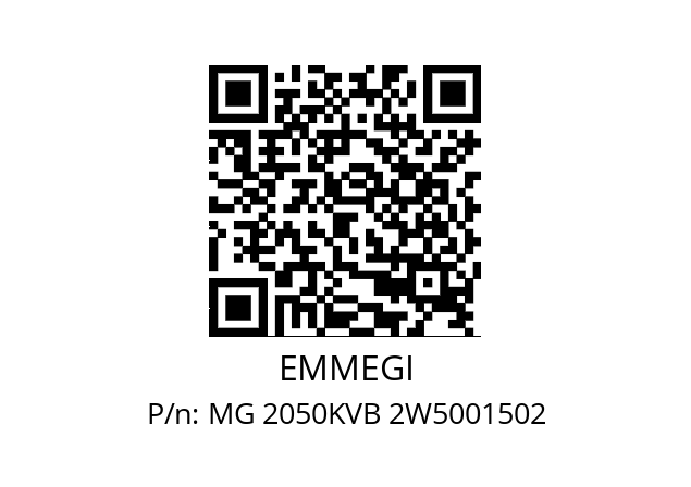   EMMEGI MG 2050KVB 2W5001502