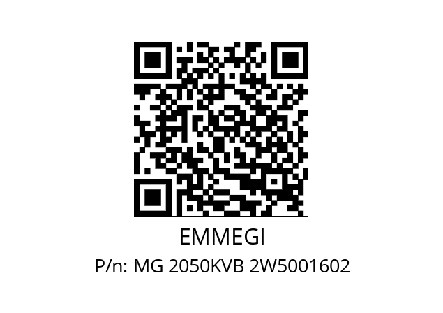   EMMEGI MG 2050KVB 2W5001602