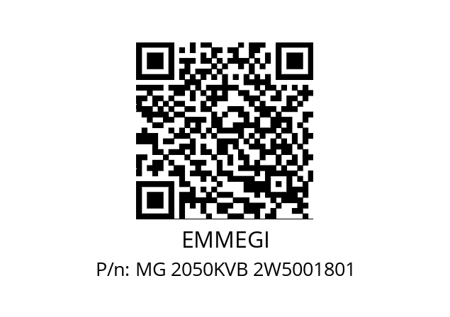   EMMEGI MG 2050KVB 2W5001801