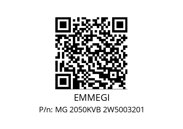   EMMEGI MG 2050KVB 2W5003201