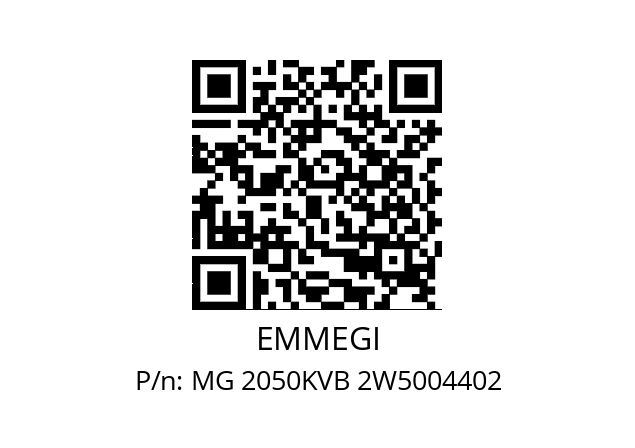   EMMEGI MG 2050KVB 2W5004402