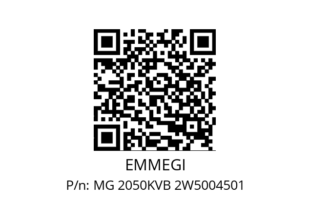   EMMEGI MG 2050KVB 2W5004501