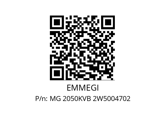   EMMEGI MG 2050KVB 2W5004702