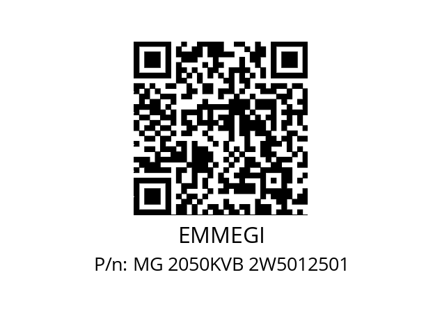   EMMEGI MG 2050KVB 2W5012501