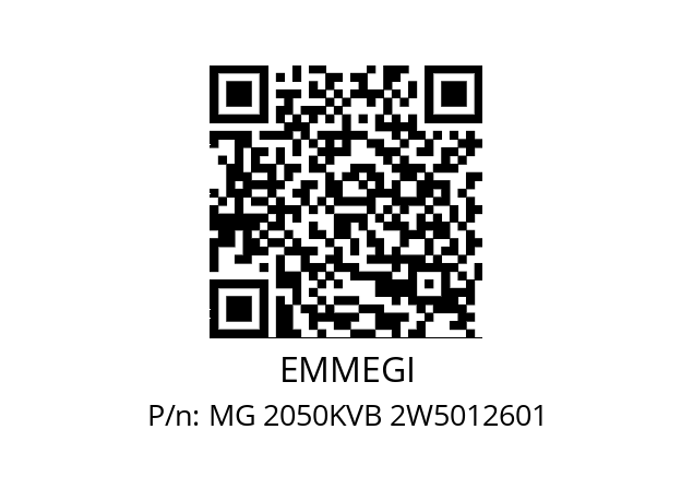   EMMEGI MG 2050KVB 2W5012601