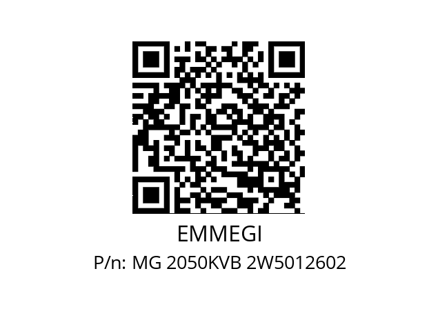   EMMEGI MG 2050KVB 2W5012602