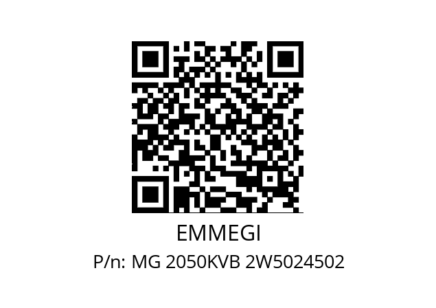   EMMEGI MG 2050KVB 2W5024502