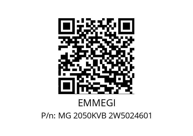   EMMEGI MG 2050KVB 2W5024601