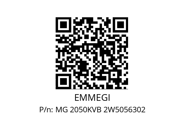   EMMEGI MG 2050KVB 2W5056302