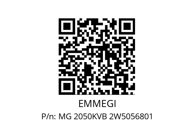   EMMEGI MG 2050KVB 2W5056801