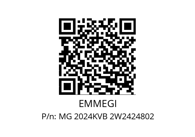   EMMEGI MG 2024KVB 2W2424802