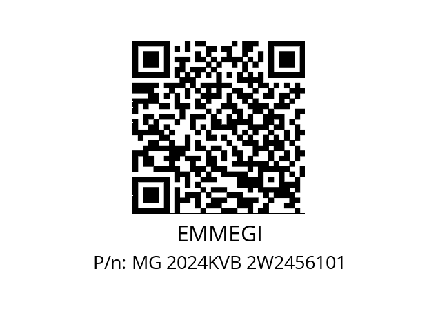   EMMEGI MG 2024KVB 2W2456101