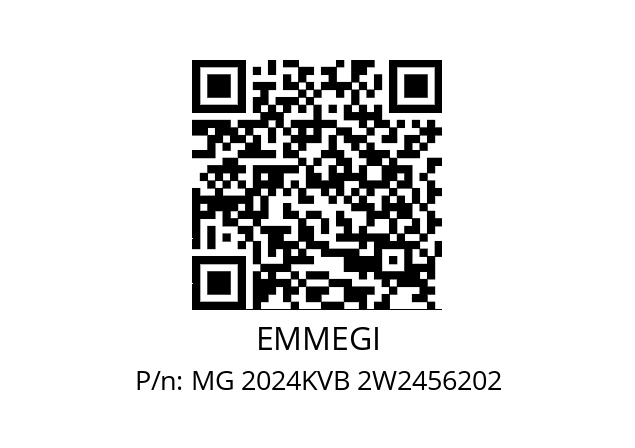   EMMEGI MG 2024KVB 2W2456202