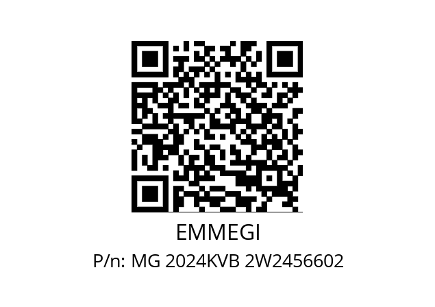   EMMEGI MG 2024KVB 2W2456602