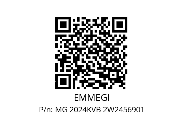   EMMEGI MG 2024KVB 2W2456901