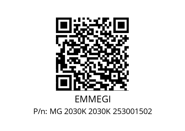   EMMEGI MG 2030K 2030K 253001502