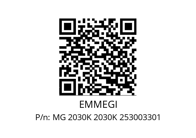   EMMEGI MG 2030K 2030K 253003301