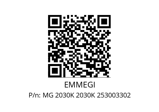   EMMEGI MG 2030K 2030K 253003302