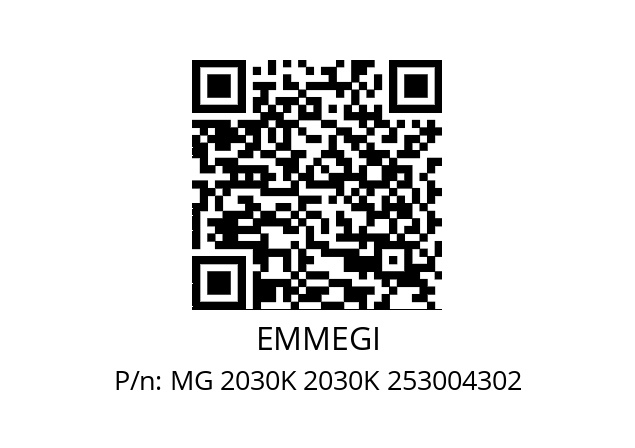   EMMEGI MG 2030K 2030K 253004302